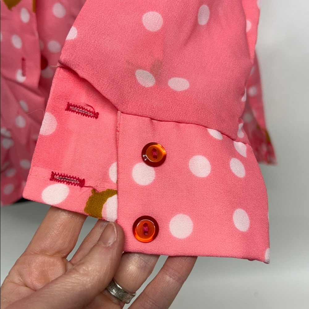 Alex Colman Pink Floral Women's Blouse - Picture 6 of 8